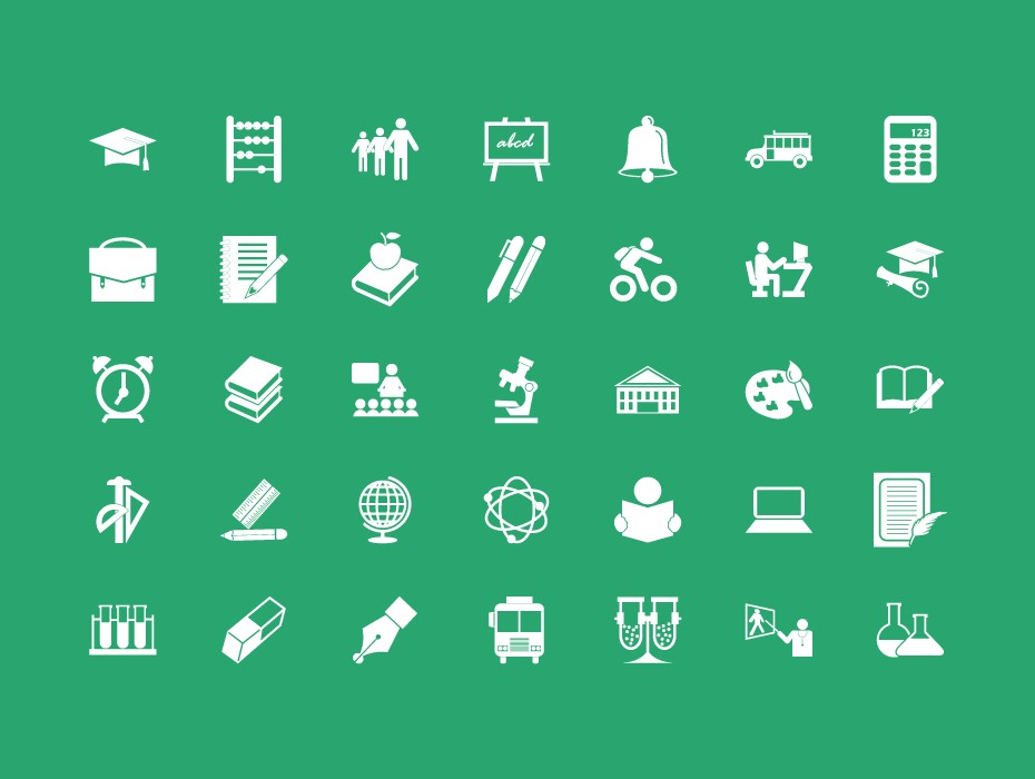 Education Vector Icons