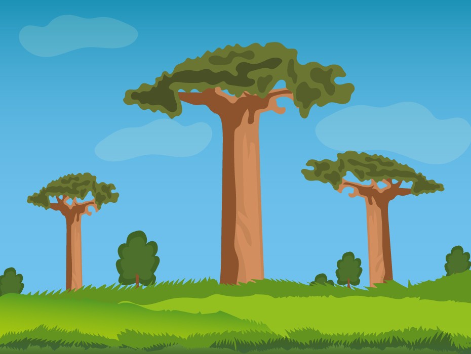 Trees Game Background