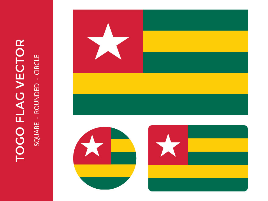 Download Togo Flag Vector | Frebers